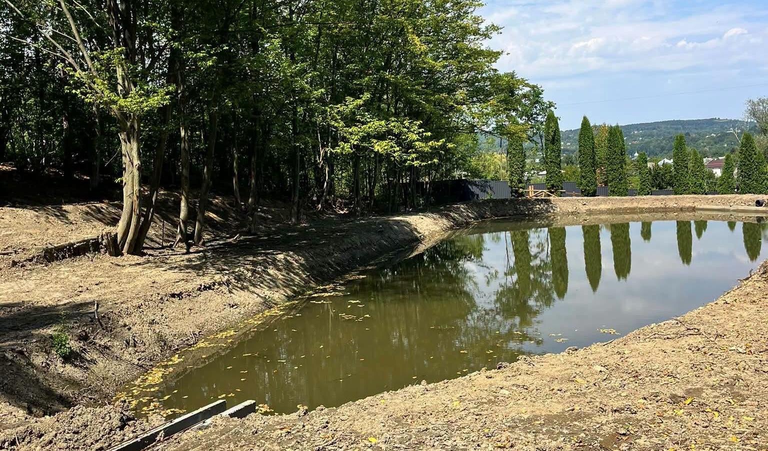 В нацпарку "Гуцульщина" облаштували водойму, яка стане туристичною локацією