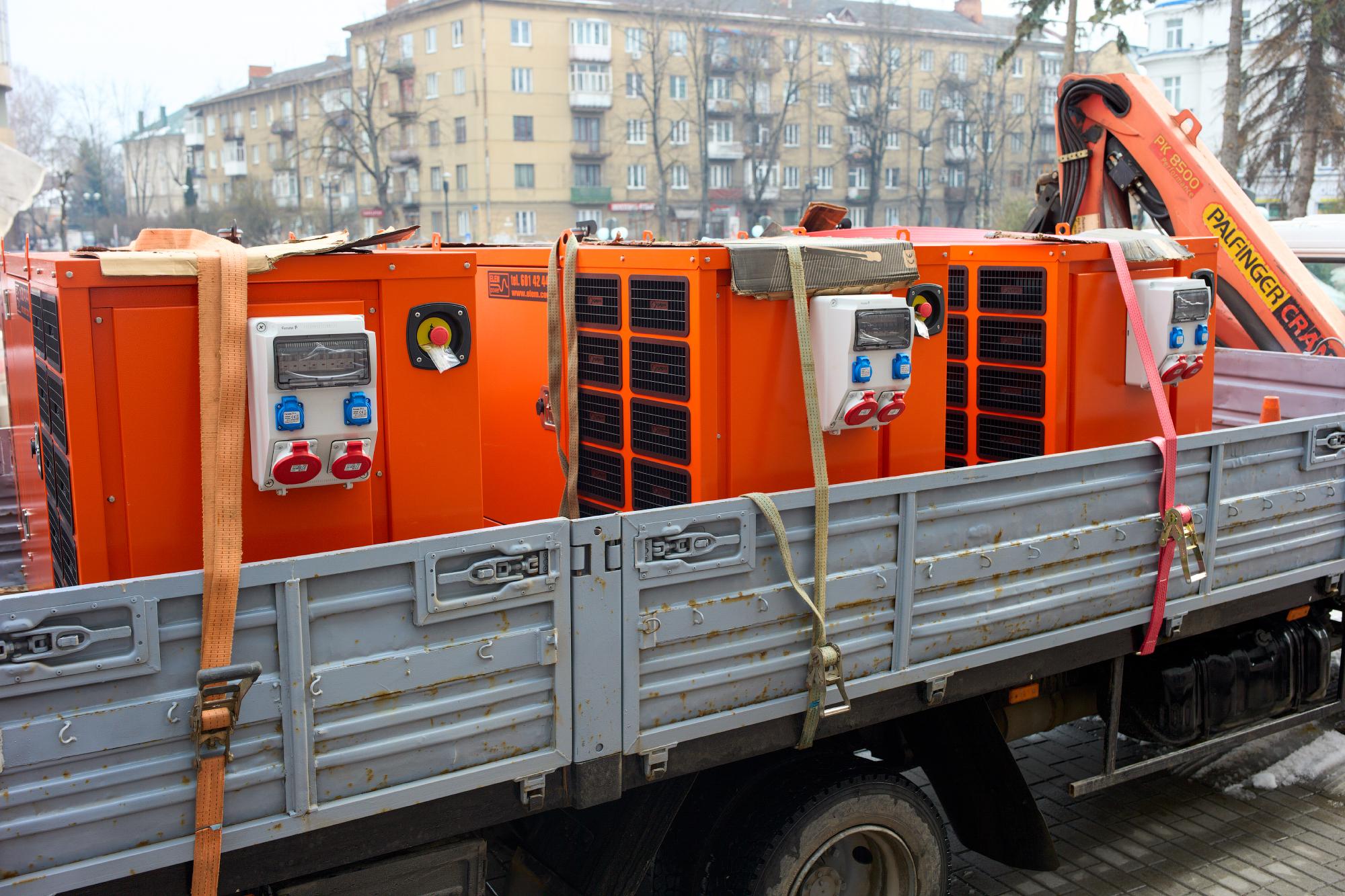 Івано-Франківськ отримав генератори з Польщі та Латвії