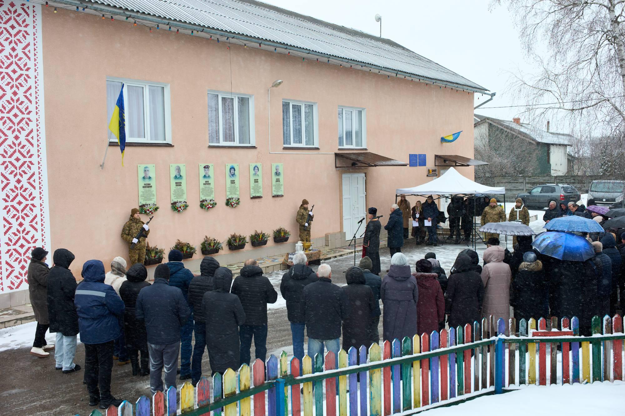 У Франківській громаді відкрили анотаційні дошки двом полеглим Героям (ФОТО)