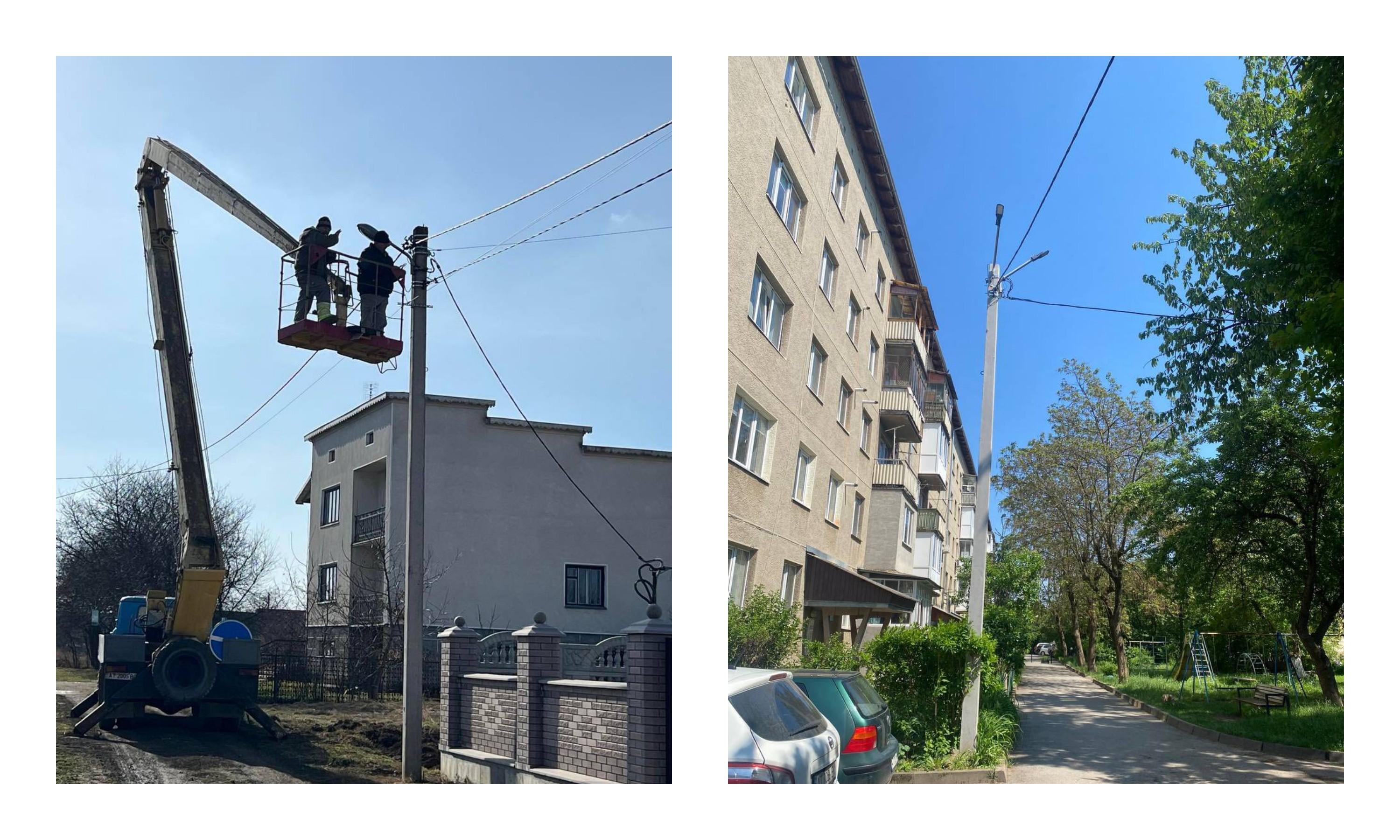 У Франківську встановлюють нове вуличне освітлення: де вже завершили роботи